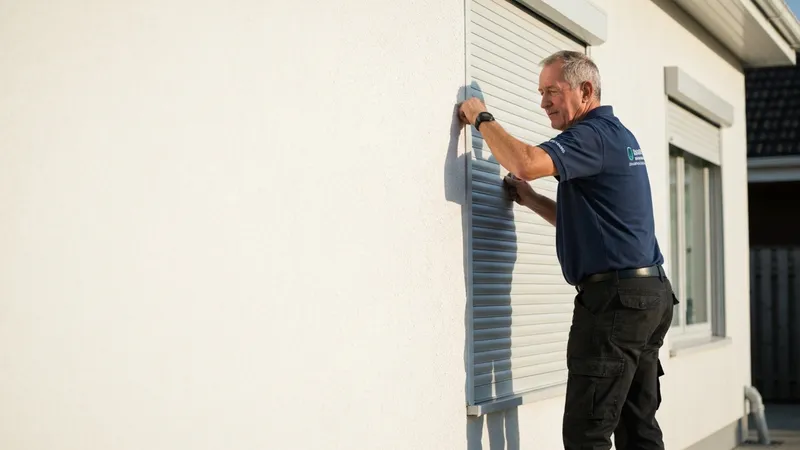 Installation des volets roulants