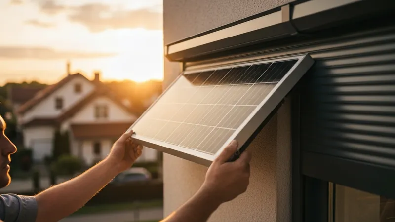 Volets roulants solaires : une solution écologique